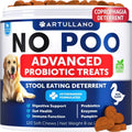 No Poo Chews For Dogs Puppy Coprophagia Stool Eating Deterrent Prevent Dog From Eating Poop Stop Eating Poop Treats With Probiotics & Enzymes Immune Digestive Gut Health Support Supplement Viral Finds Hub