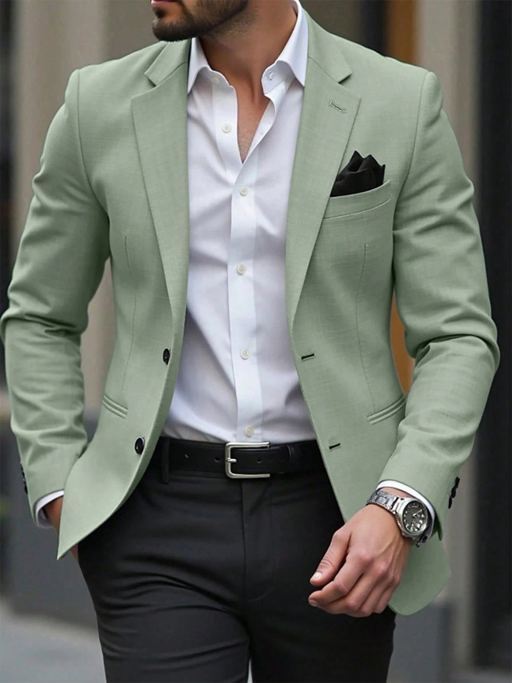 Men's Casual Light Business Suit Jacket Viral Finds Hub