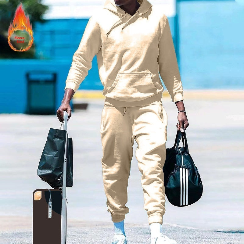 Men's Loose-Fit Two-Piece Sports Sweatshirt Set Viral Finds Hub