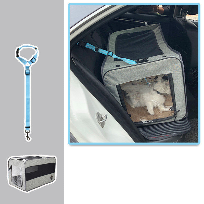 Pet Travel Carrier Bag Portable Pet Bag Folding Fabric Pet Carrier Travel Carrier Bag For Pet Cage With Locking Safety Zippers Viral Finds Hub