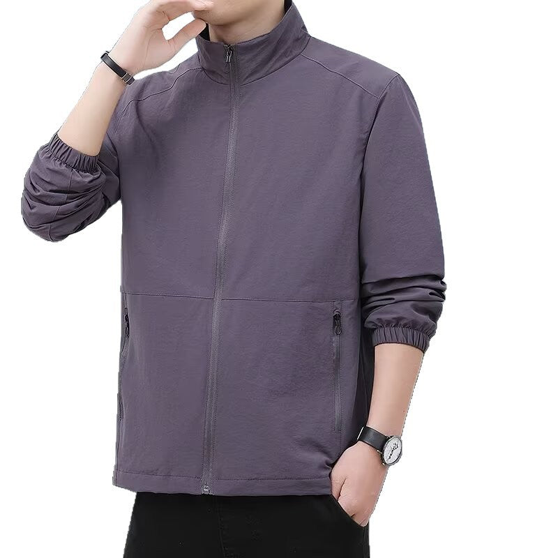 Men's Casual All-Match Loose Stand-Up Collar Jacket Viral Finds Hub