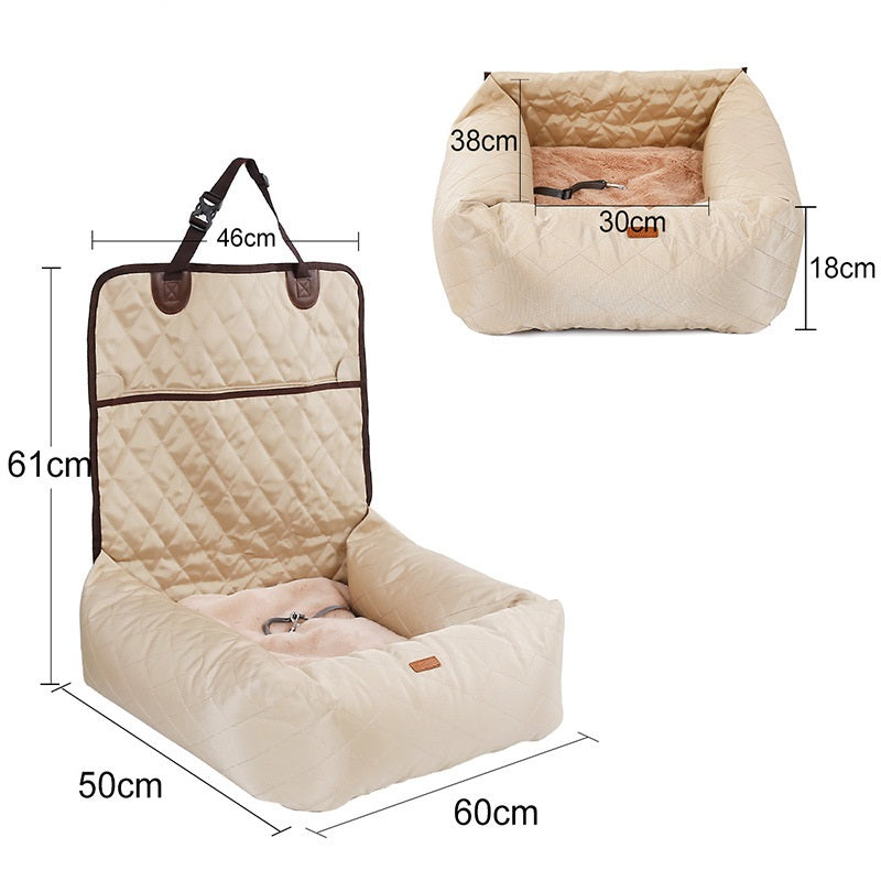 2 In 1 Pet Dog Carrier Folding Car Seat Pad Thickened Multi-purpose Pet Bed Dog Car Mattress Pets Supplies Viral Finds Hub