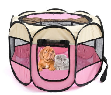 Folding Octagonal Pet Fence Oxford Cloth Cat And Dog Kennel Viral Finds Hub