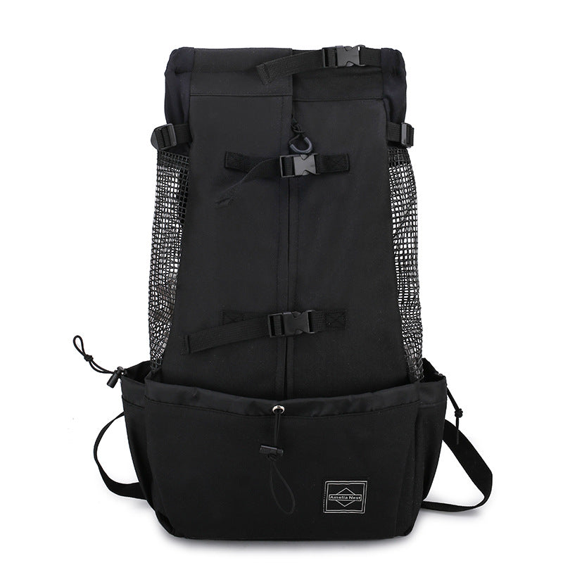 Pet Dog Carrier Bag Carrier For Dogs Backpack Out Double Shoulder Portable Travel Backpack Outdoor Dog Carrier Bag Travel Viral Finds Hub