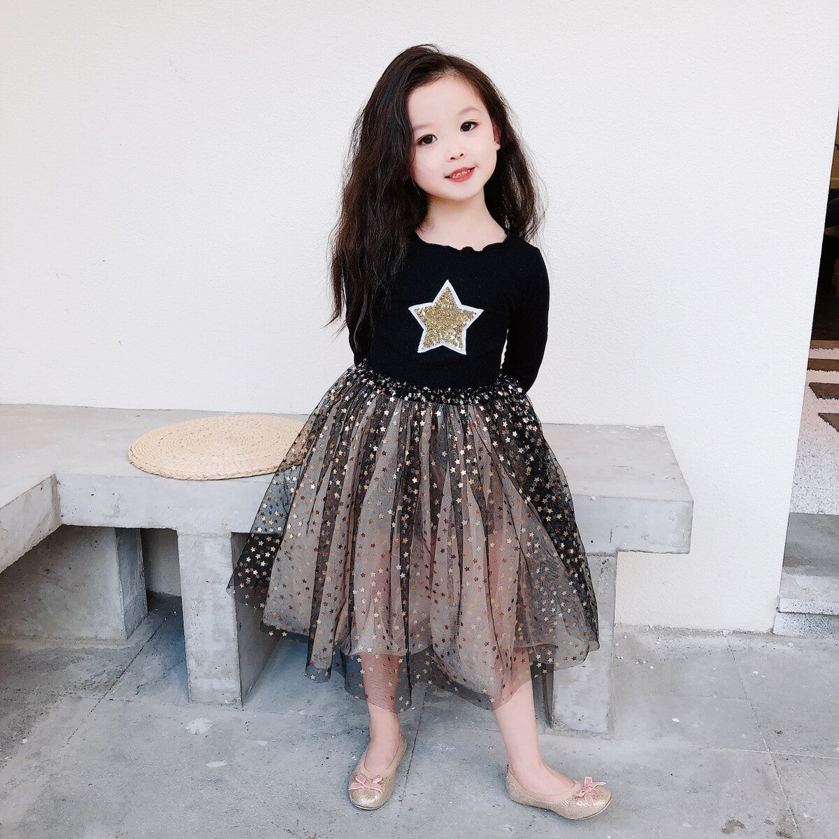 Girls' Dresses  New Children'S Skirts  Super Western Princess Dresses  Star Fluffy Mesh Skirts Viral Finds Hub