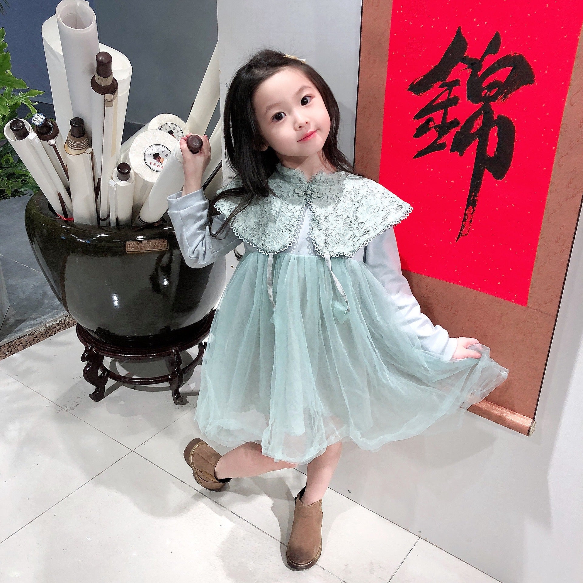 Girls' Dresses  New Children'S Skirts  Super Western Princess Dresses  Star Fluffy Mesh Skirts Viral Finds Hub