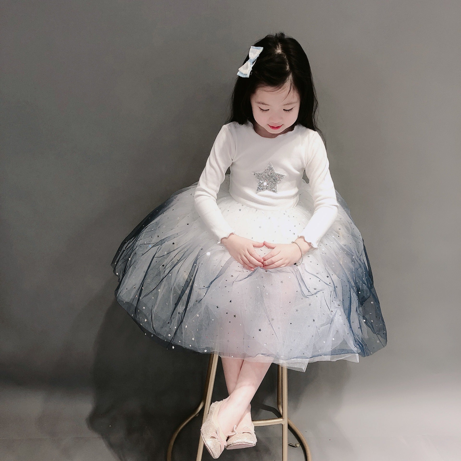 Girls' Dresses  New Children'S Skirts  Super Western Princess Dresses  Star Fluffy Mesh Skirts Viral Finds Hub