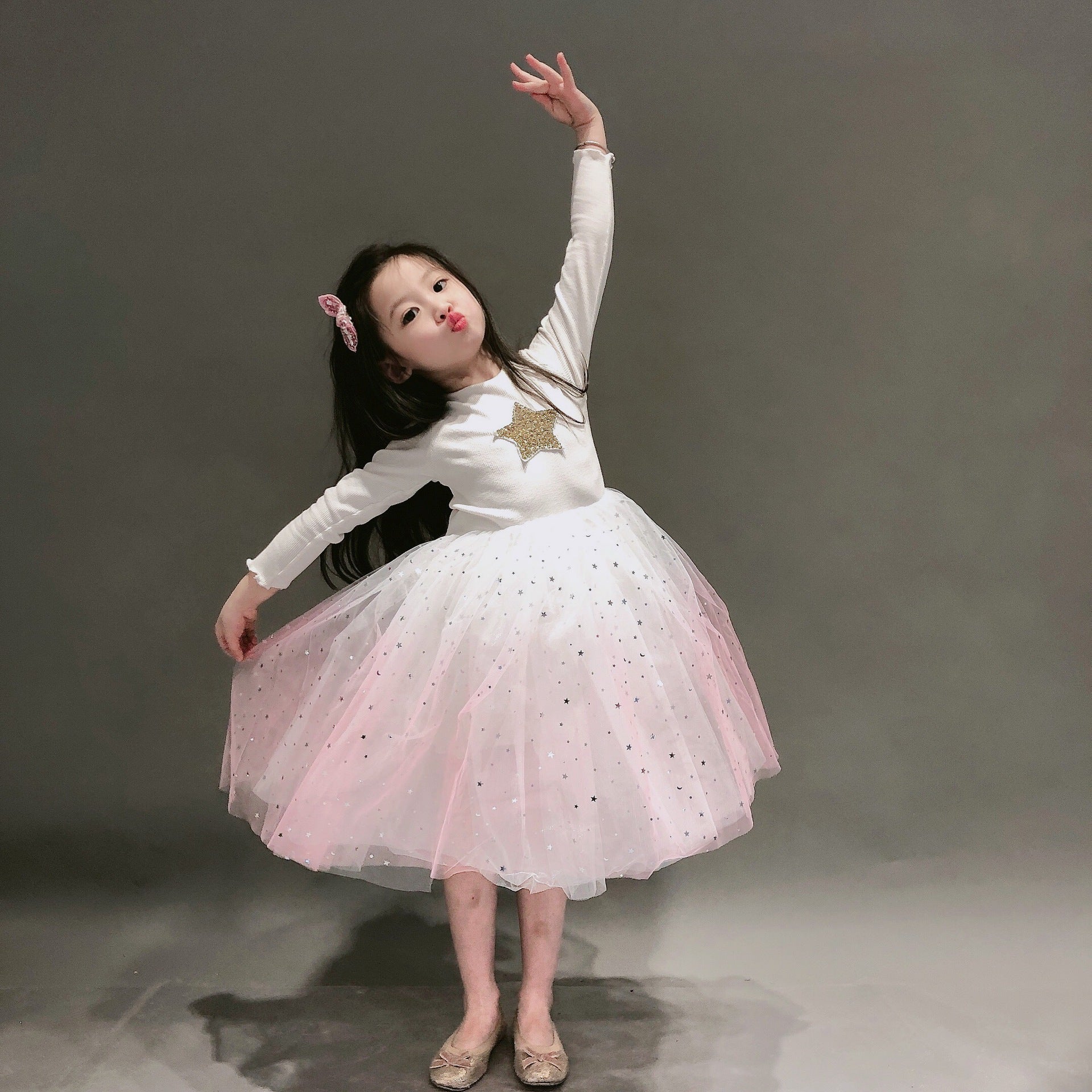 Girls' Dresses  New Children'S Skirts  Super Western Princess Dresses  Star Fluffy Mesh Skirts Viral Finds Hub
