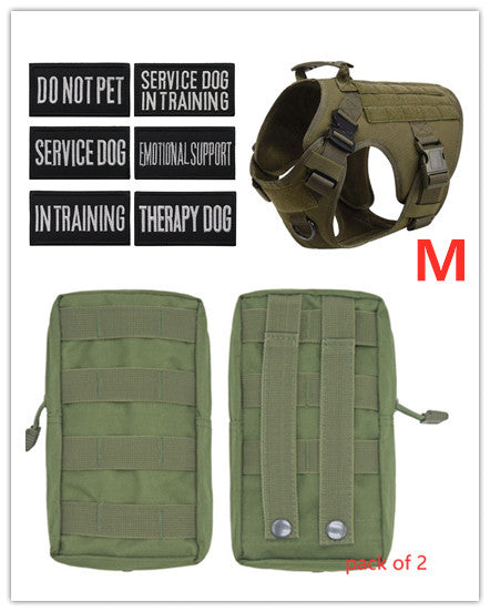 Military Tactical Dog Harness German Shepherd Adjustable Pet Dog Back Viral Finds Hub