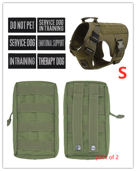 Military Tactical Dog Harness German Shepherd Adjustable Pet Dog Back Viral Finds Hub