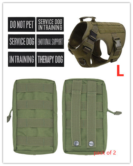 Military Tactical Dog Harness German Shepherd Adjustable Pet Dog Back Viral Finds Hub