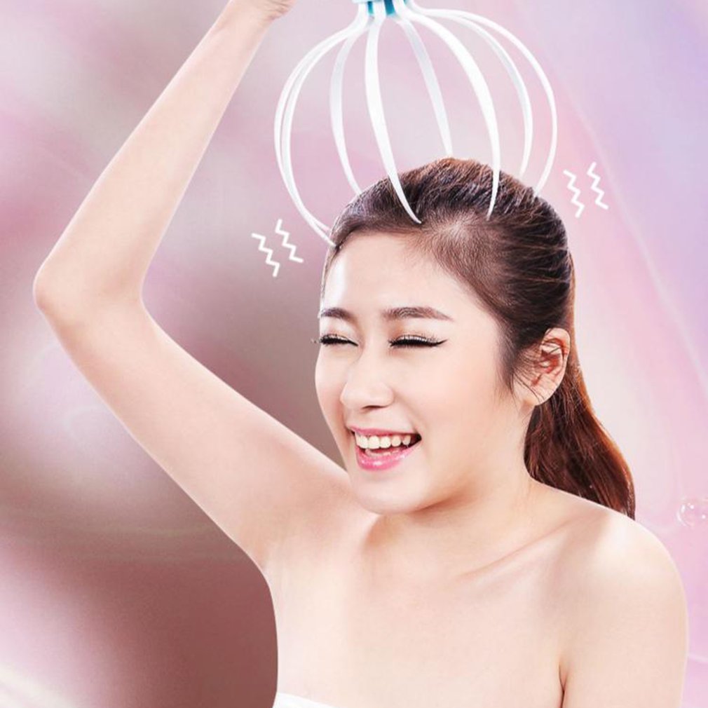 Head Massager Scalp Vibration Massage Eight Claw Electric Household Massager Head Masager Body Care Viral Finds Hub