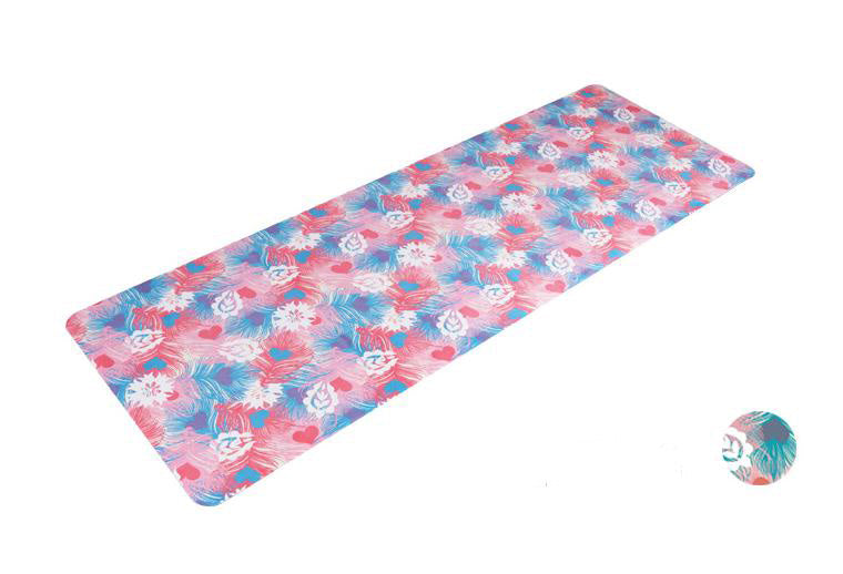 1.5mm Natural Rubber Slip-resistant Yoga Mats Yoga Blanket Folding Fitness Mat High Temperature Travel Printing Mats Viral Finds Hub