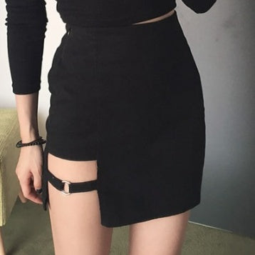 Korean Style Black Hip Skirts Irregular Hem Pencil Micro Mini Skirt Slim Women Party Skirts Black Bodycon Short Skirt Viral Finds Hub