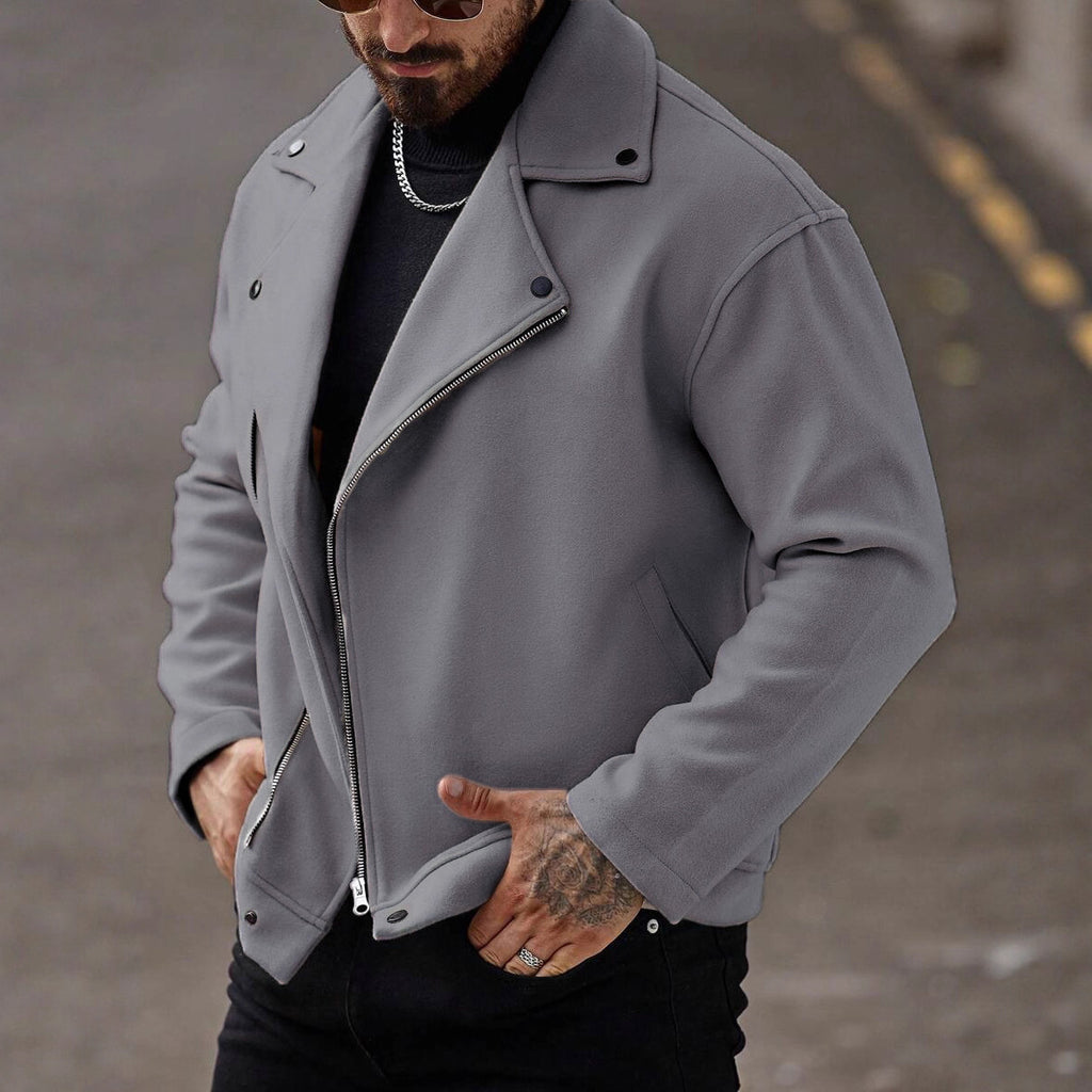 Men's Wool Coat Loose Casual Jacket Viral Finds Hub