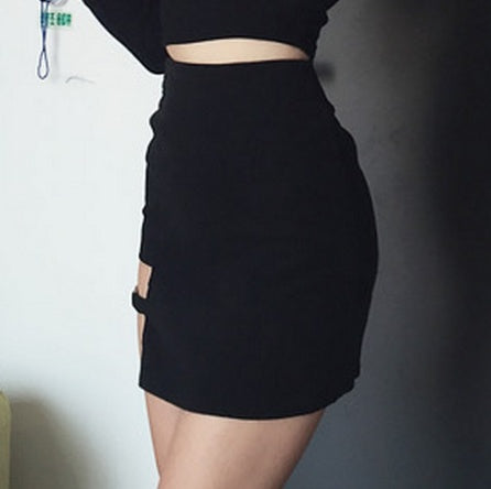 Korean Style Black Hip Skirts Irregular Hem Pencil Micro Mini Skirt Slim Women Party Skirts Black Bodycon Short Skirt Viral Finds Hub