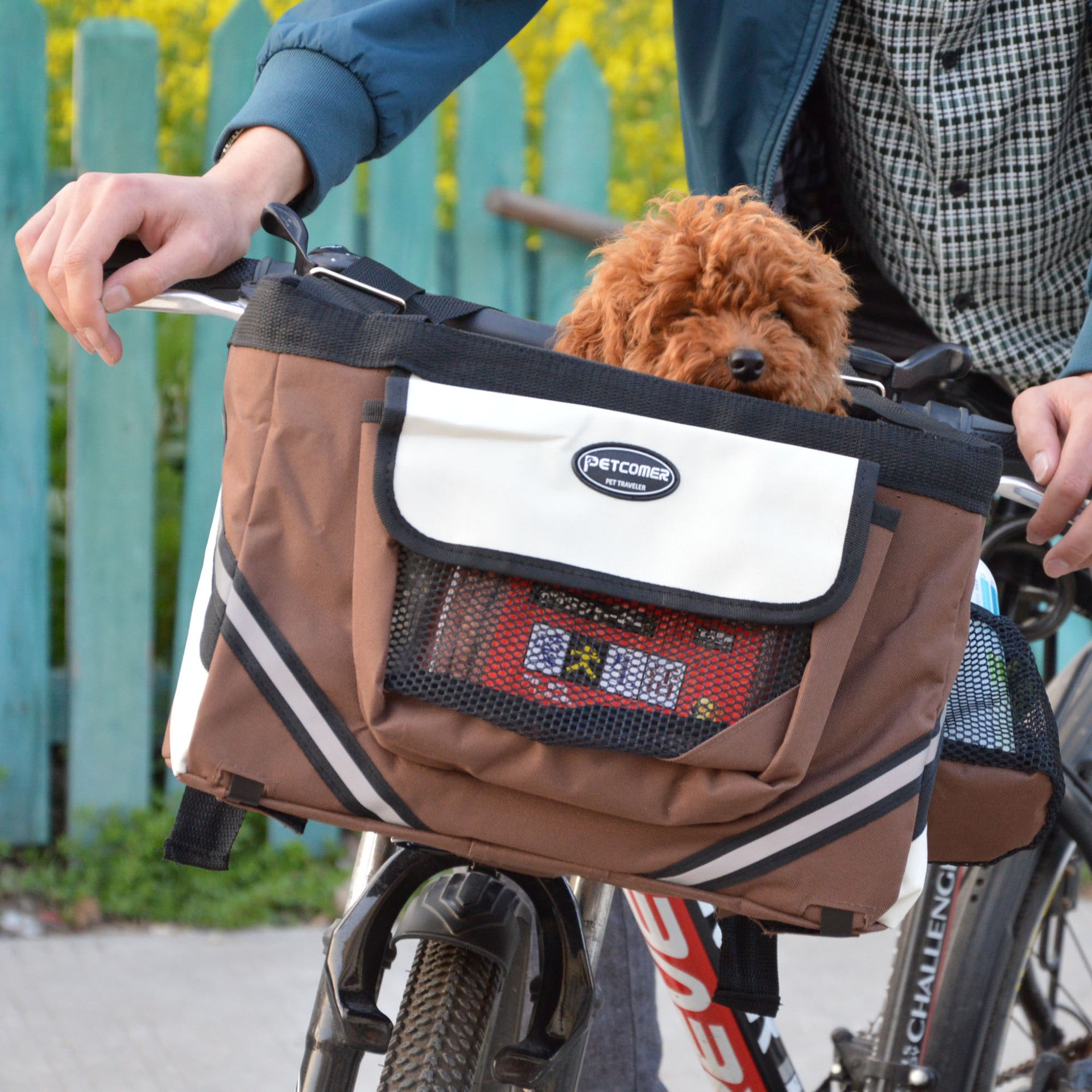 Pet Bicycle Carrier Cat Dog Bicycle Bag Bike Removable Basket Handlebar Front Basket Small Cat Dog Carrier Viral Finds Hub