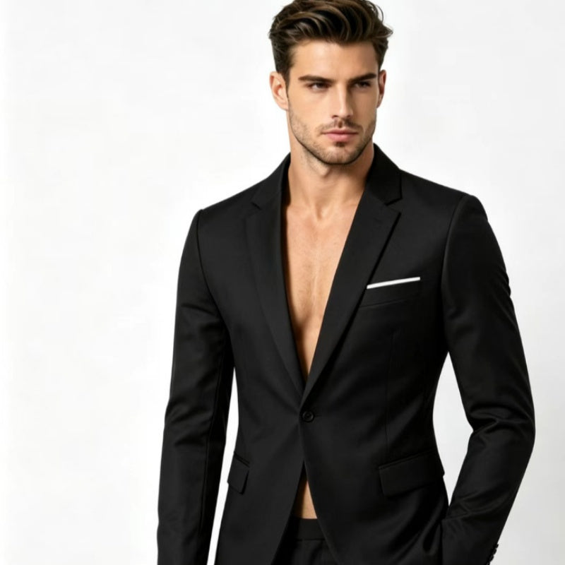 Springautumn Men's Fashionable Solid-color Slim-fit Suit Viral Finds Hub