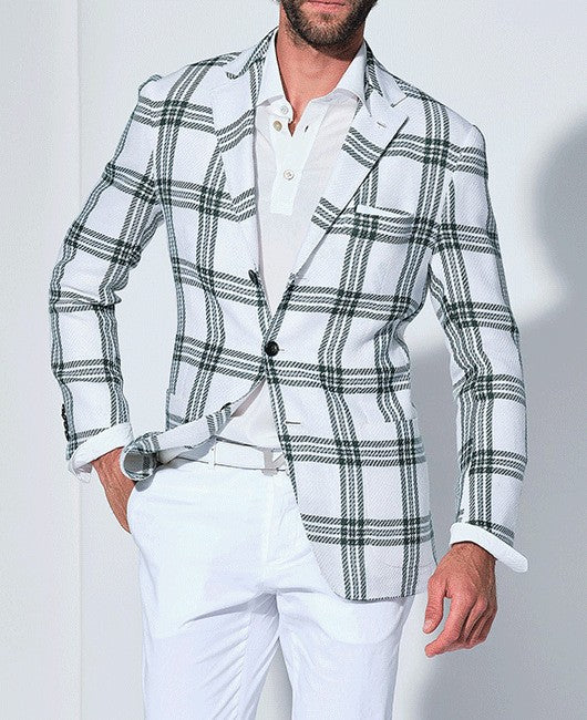 Business-Casual Printed Blazer With Double Buttons Viral Finds Hub