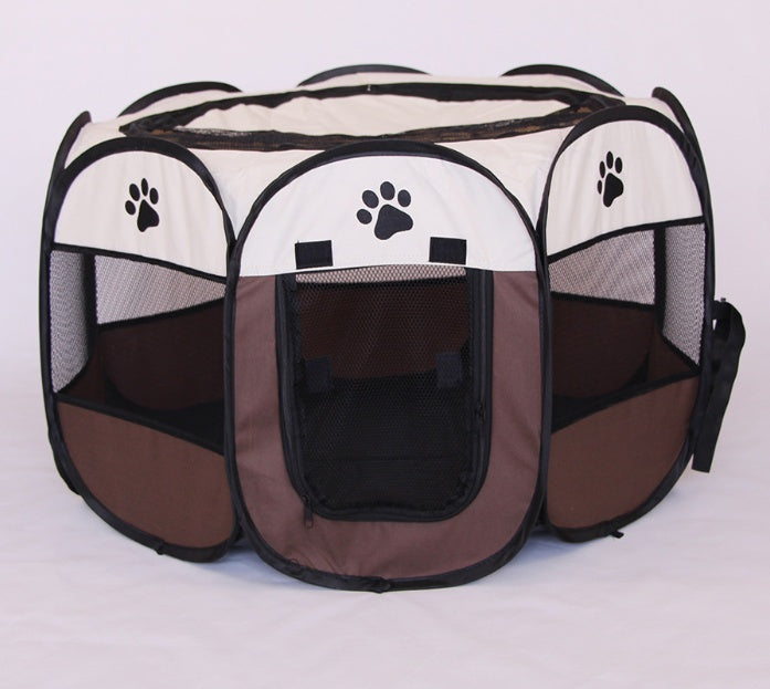 Folding Octagonal Pet Fence Oxford Cloth Cat And Dog Kennel Viral Finds Hub
