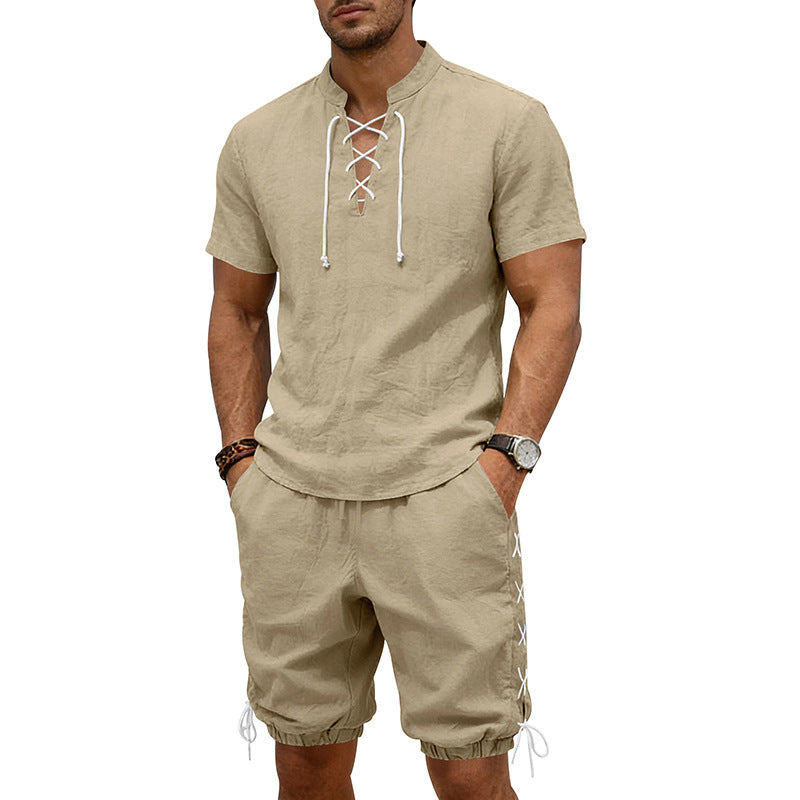 Summer Hip-Hop High-Street Men's Short-Sleeve Viral Finds Hub