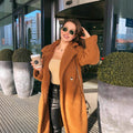 European And American Autumn And Winter Double-sided Lapel Woolen Coat For Women Viral Finds Hub