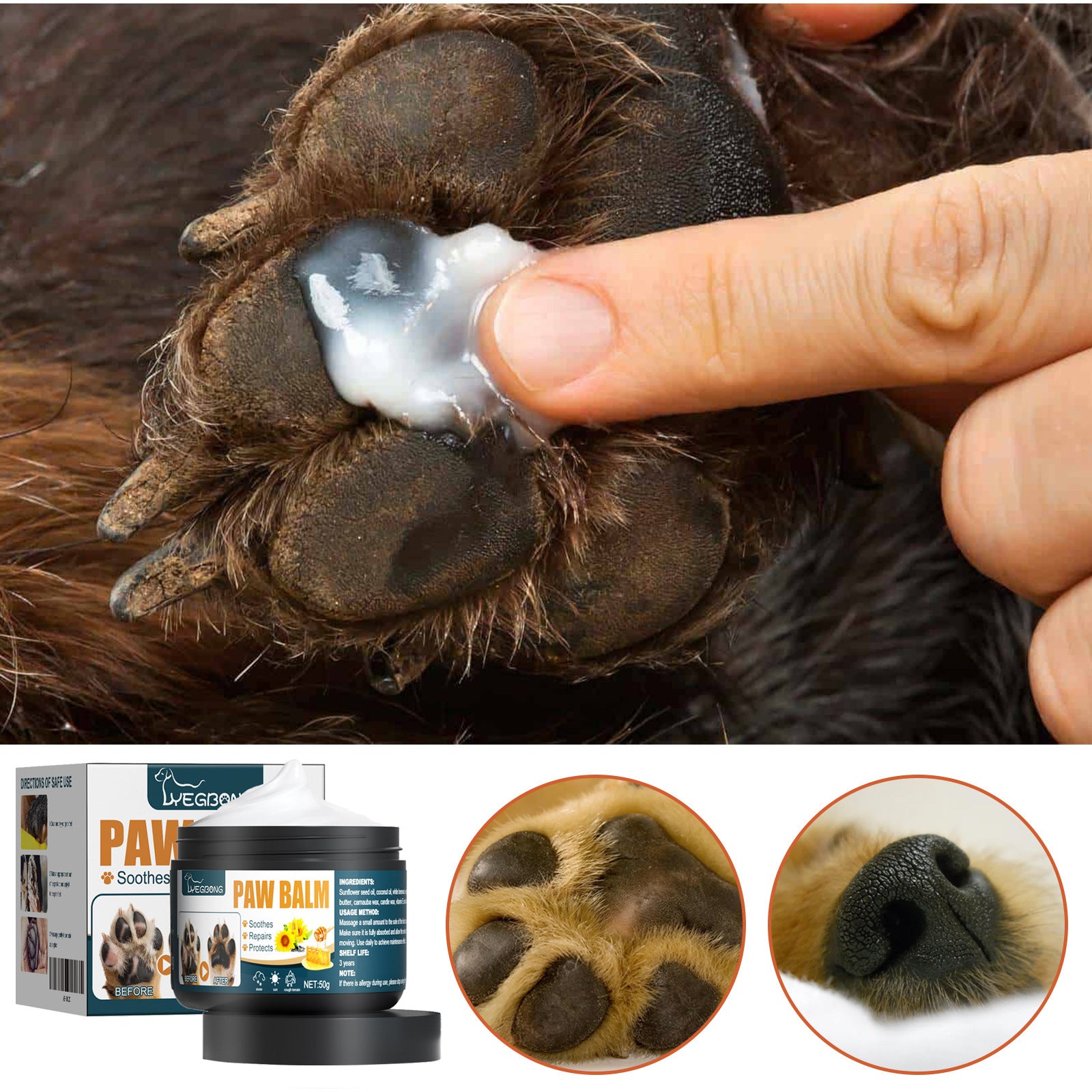 Cat Dog Foot Pad Apply Cleaning Cream Nail Meat Pad Claw Care Cream Viral Finds Hub