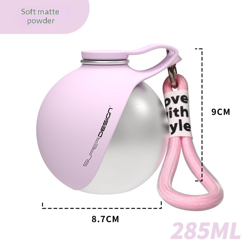 Creative Portable Outdoor Pet Stainless Steel Water Cup Small Dog Water Bottle Convenient Dog Drink Dispenser Puppy Travel Portable Water Bowl Pet Products Viral Finds Hub