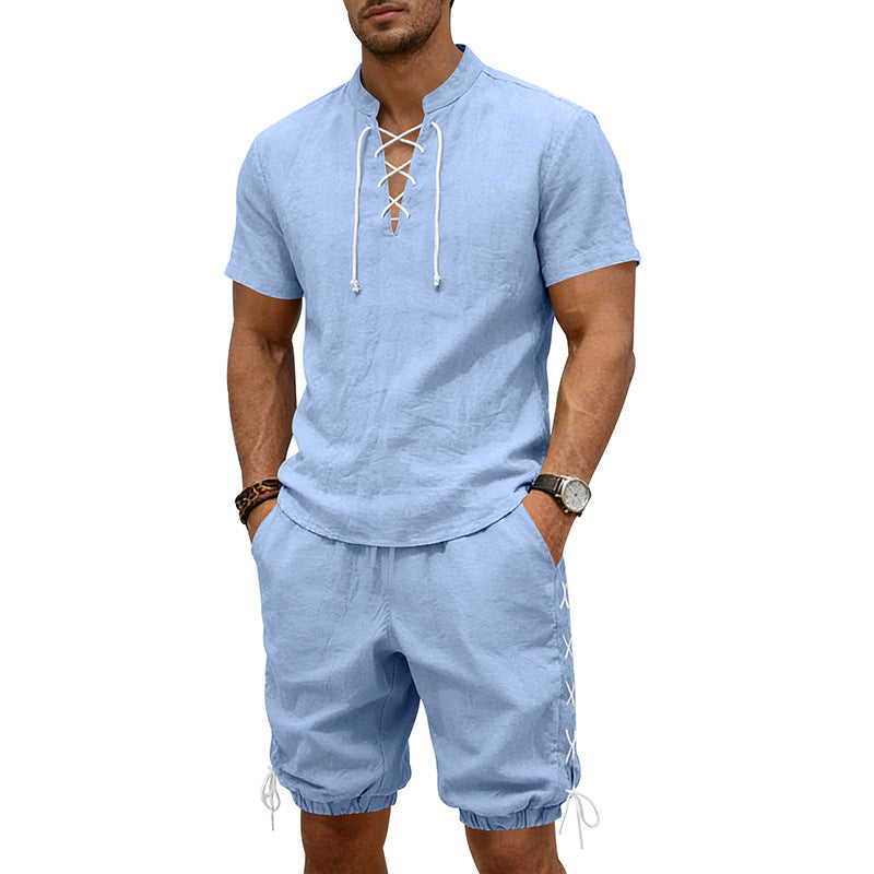 Summer Hip-Hop High-Street Men's Short-Sleeve Viral Finds Hub