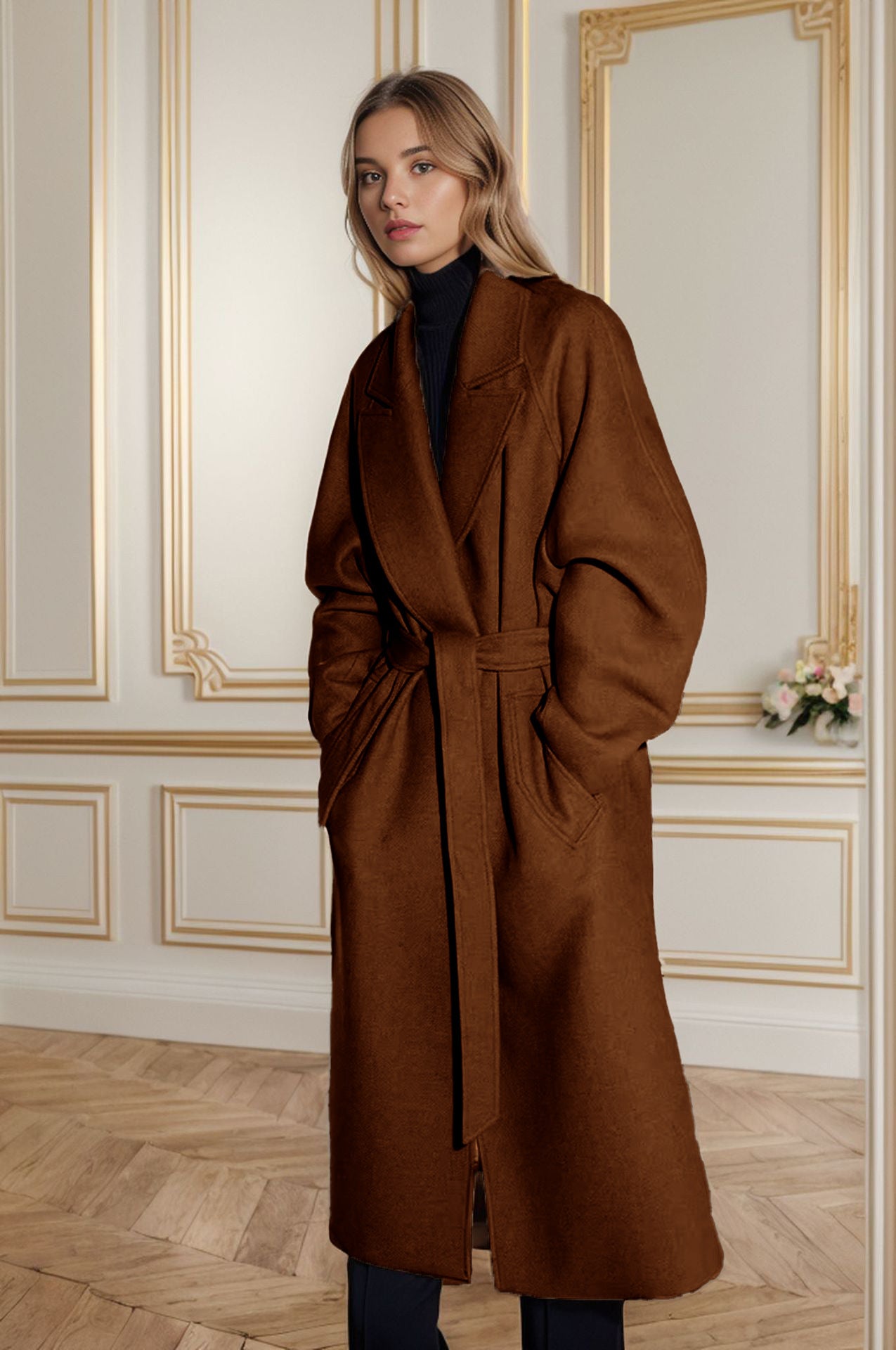 Autumn And Winter Women's Wool Coat Jacket Viral Finds Hub