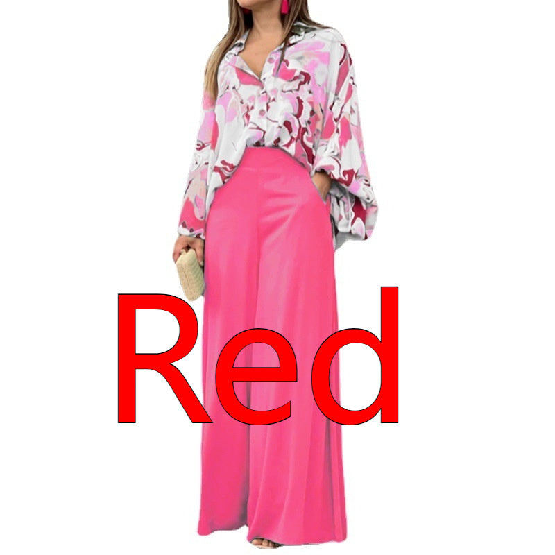 Fashionable Printed Wide-leg Pants Viral Finds Hub
