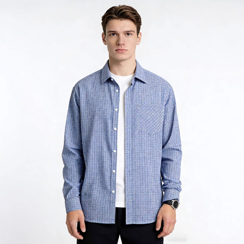 Men's Business-Casual Multi-Color Lapel Shirt Viral Finds Hub