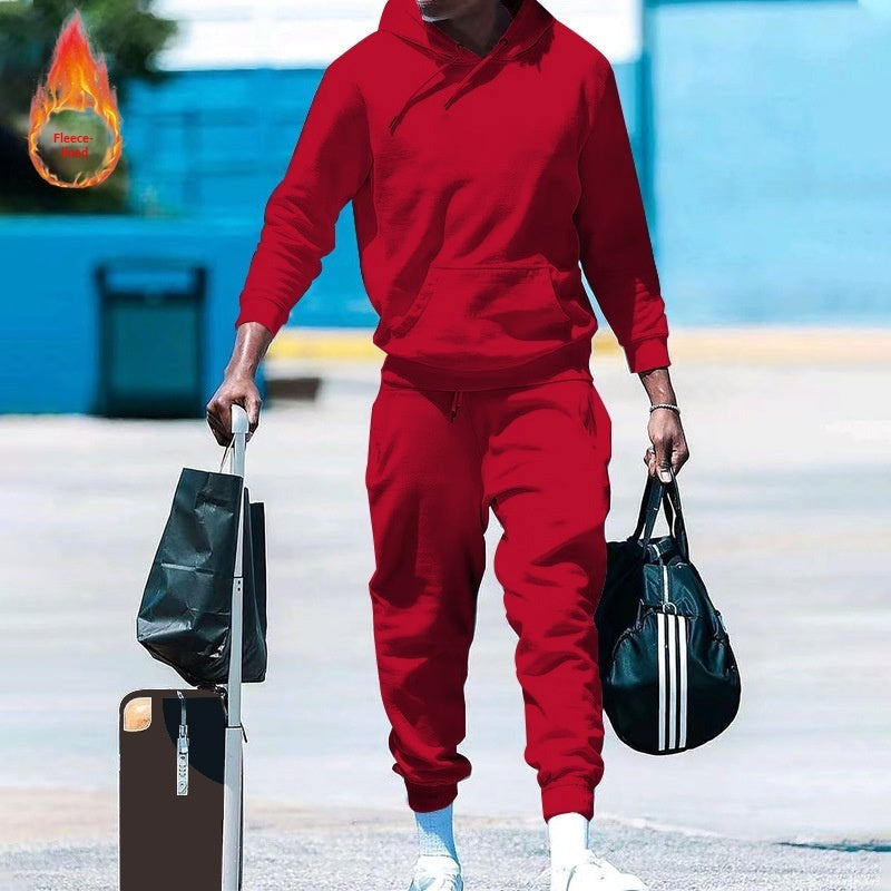 Men's Loose-Fit Two-Piece Sports Sweatshirt Set Viral Finds Hub