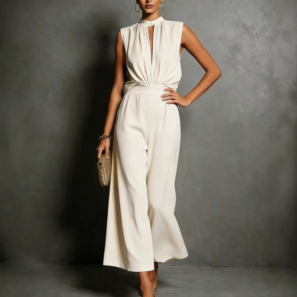 New Womens Elegant Sleeveless Two-piece Set Viral Finds Hub