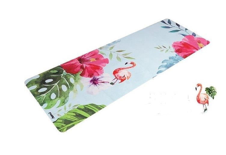 1.5mm Natural Rubber Slip-resistant Yoga Mats Yoga Blanket Folding Fitness Mat High Temperature Travel Printing Mats Viral Finds Hub