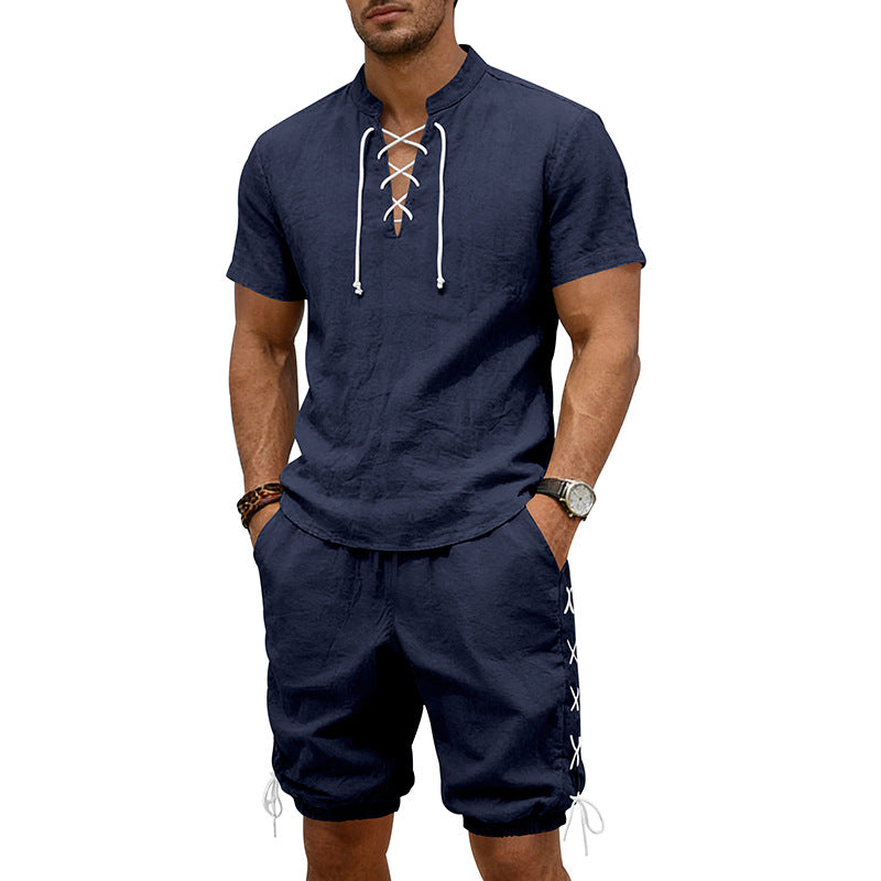 Summer Hip-Hop High-Street Men's Short-Sleeve Viral Finds Hub