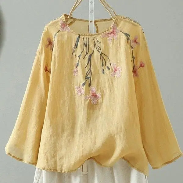 Embroidered Sun-Protective Long-Sleeve Shirt For Women Viral Finds Hub
