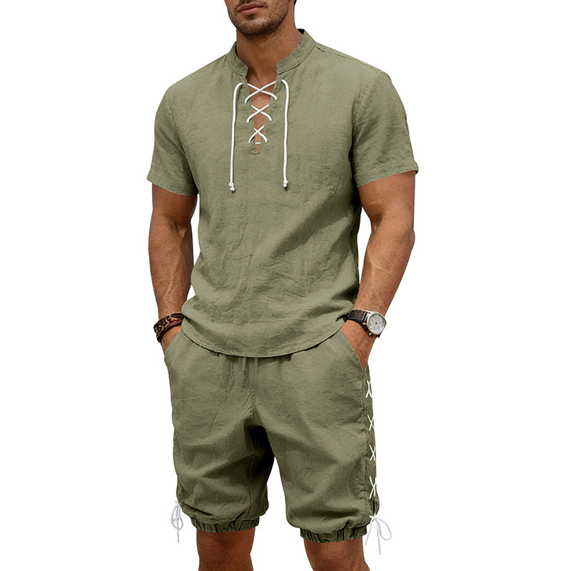 Summer Hip-Hop High-Street Men's Short-Sleeve Viral Finds Hub