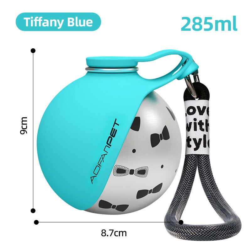 Creative Portable Outdoor Pet Stainless Steel Water Cup Small Dog Water Bottle Convenient Dog Drink Dispenser Puppy Travel Portable Water Bowl Pet Products Viral Finds Hub