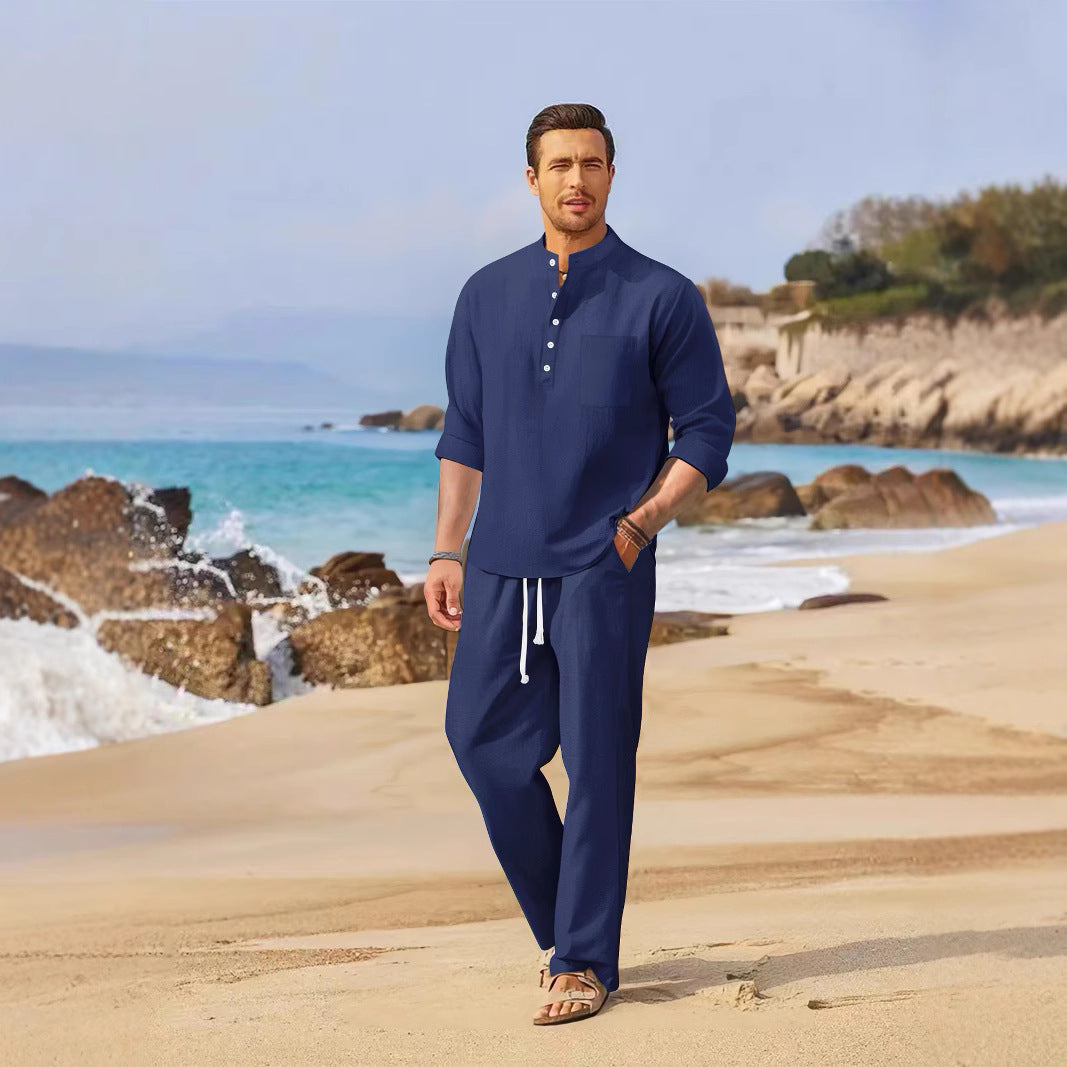SpringSummer Men's Casual Loose Set Viral Finds Hub
