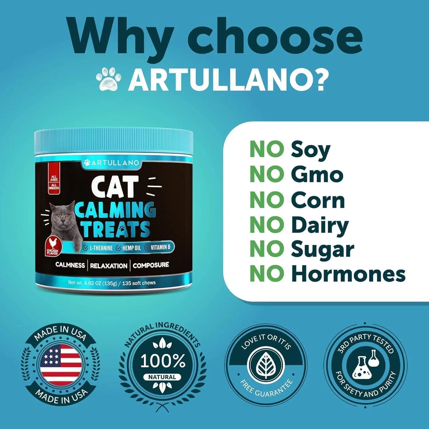 Do Not Sell On Amazon Hemp Cat Calming Treats For Stress & Anxiety Relief Cat Kittens Melatonin Viral Finds Hub