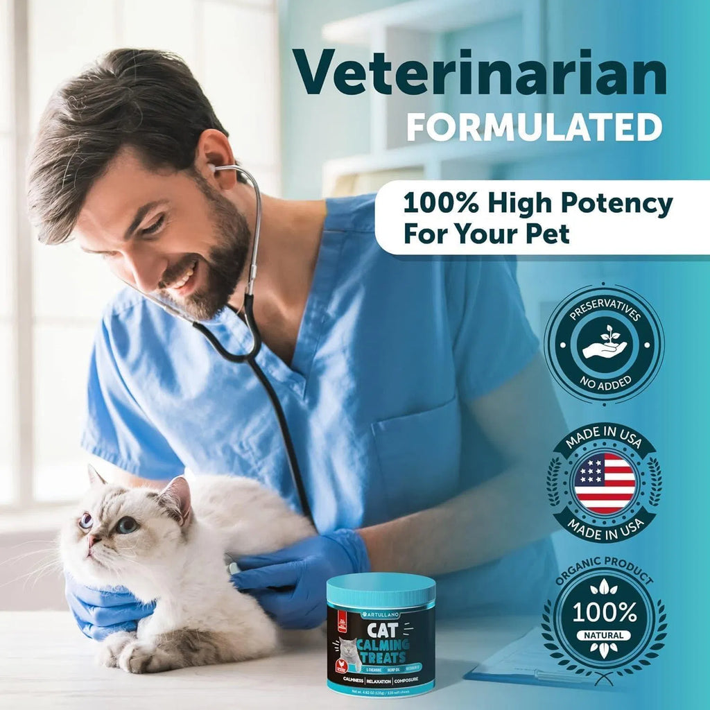 Do Not Sell On Amazon Hemp Cat Calming Treats For Stress & Anxiety Relief Cat Kittens Melatonin Viral Finds Hub