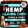 Hemp Calming Chews For Dogs Dog Anxiety Relief Treats With Hemp Oil Turmeric Valerian Ginger Health And Wellness Supplements For Dogs Hip And Joint Support 120 Treats Viral Finds Hub