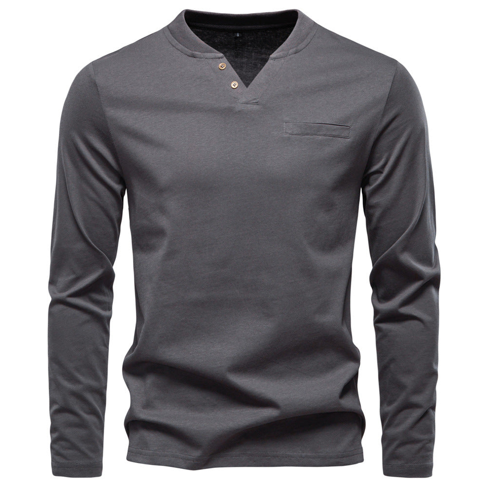 Mens V Neck Slim Fit Base Layer Shirt Viral Finds Hub
