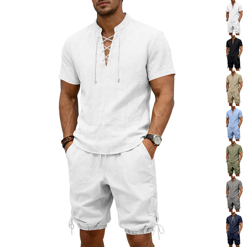 Summer Hip-Hop High-Street Men's Short-Sleeve Viral Finds Hub