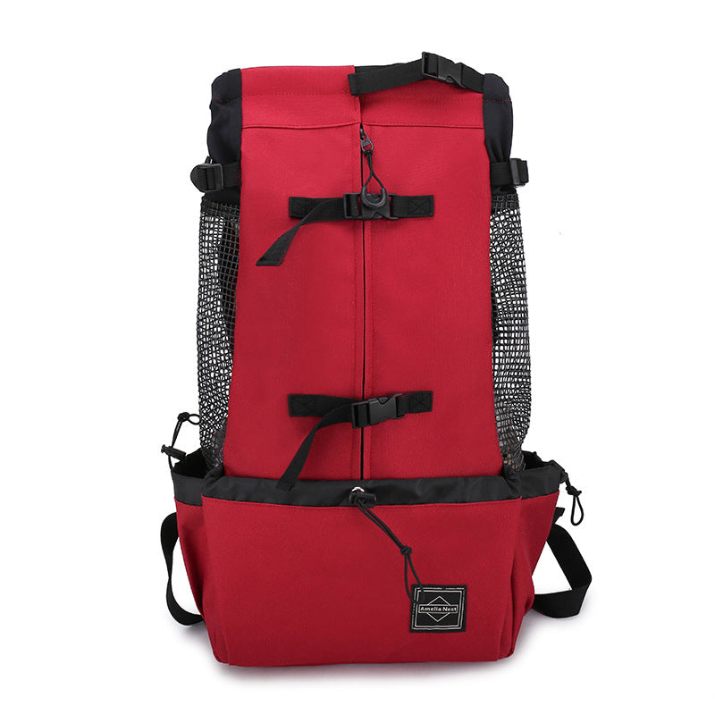 Pet Dog Carrier Bag Carrier For Dogs Backpack Out Double Shoulder Portable Travel Backpack Outdoor Dog Carrier Bag Travel Viral Finds Hub