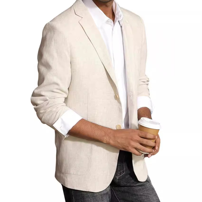 Business-Casual Printed Blazer With Double Buttons Viral Finds Hub