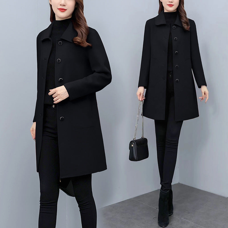 Autumn And Winter Woolen Coat Women Viral Finds Hub