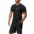 Men's Crew-Neck Short-Sleeve T-Shirt And Shorts Set Viral Finds Hub