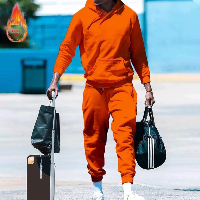 Men's Loose-Fit Two-Piece Sports Sweatshirt Set Viral Finds Hub